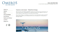 Desktop Screenshot of omerosonthebeach.com